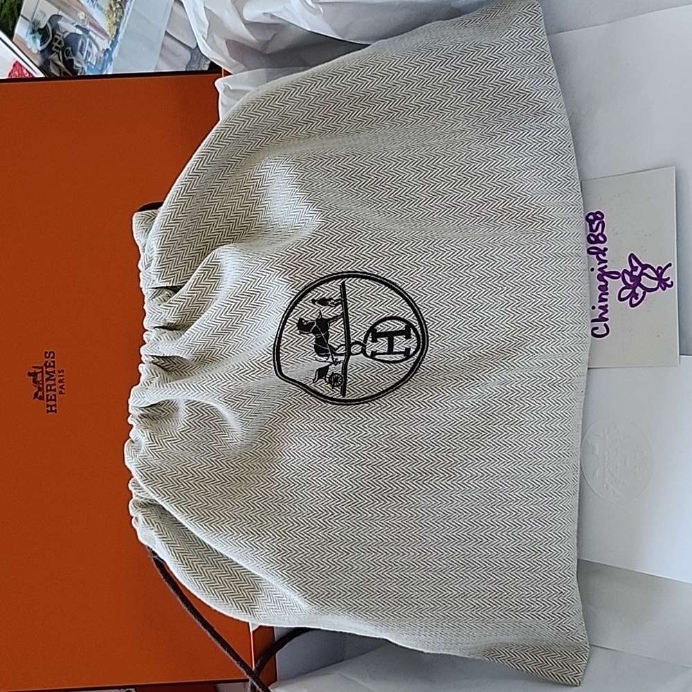 NWT Hermes Videpoches Shoulder Bag Etoupe Togo - New 2023 Design - Picture 10 of 11